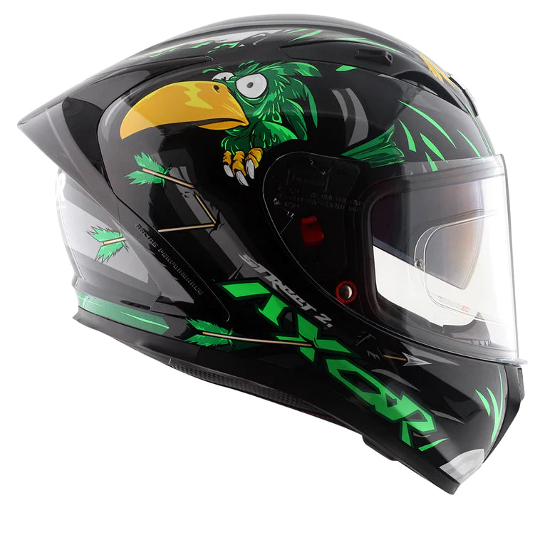 AXOR APEX STREET ZAZU HELMET - BLACK GREEN