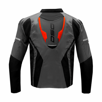 DSG Apex Air-Flow Riding Jacket Black Grey Red Fluo