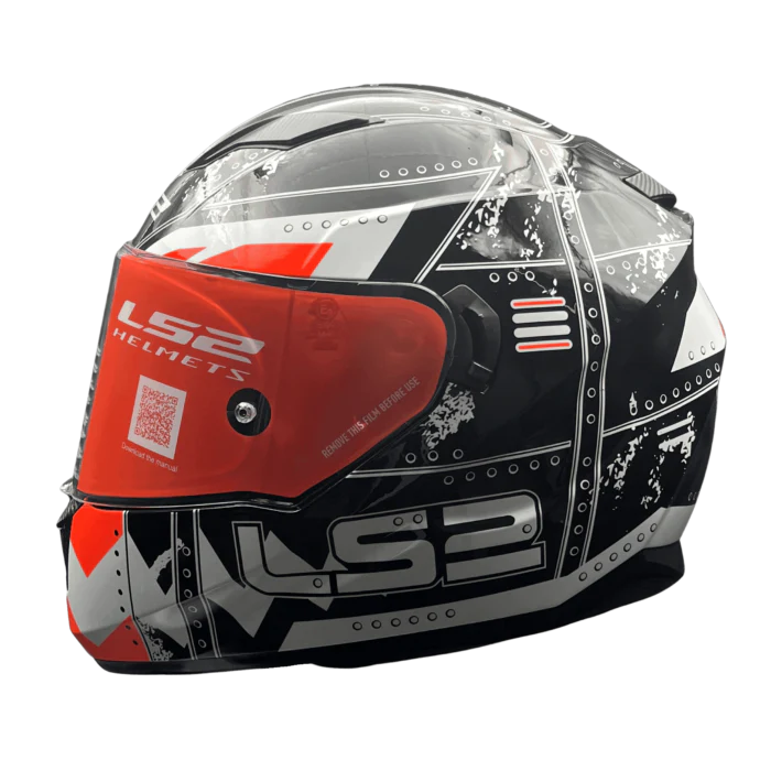 LS2 FF320 Stream Evo Max Helmet - Black Orange