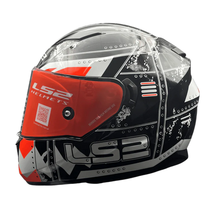 LS2 FF320 Stream Evo Max Helmet - Black Orange