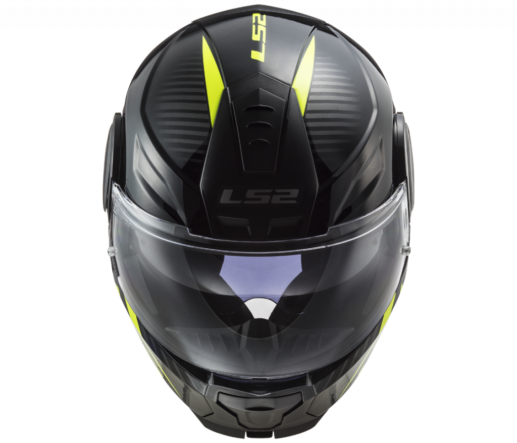 LS2 FF902 SCOPE SKID HELMET - BLACK HV YELLOW