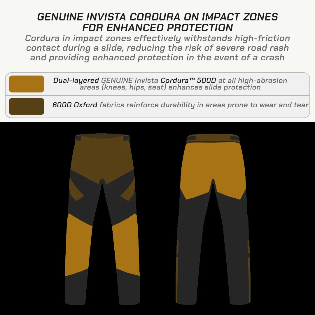 VIATERRA Kruger Air Touring Pants - Black