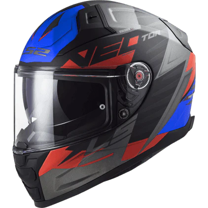 LS2 FF811 Vector 2 Absolute Helmet - Gloss Black Red Blue