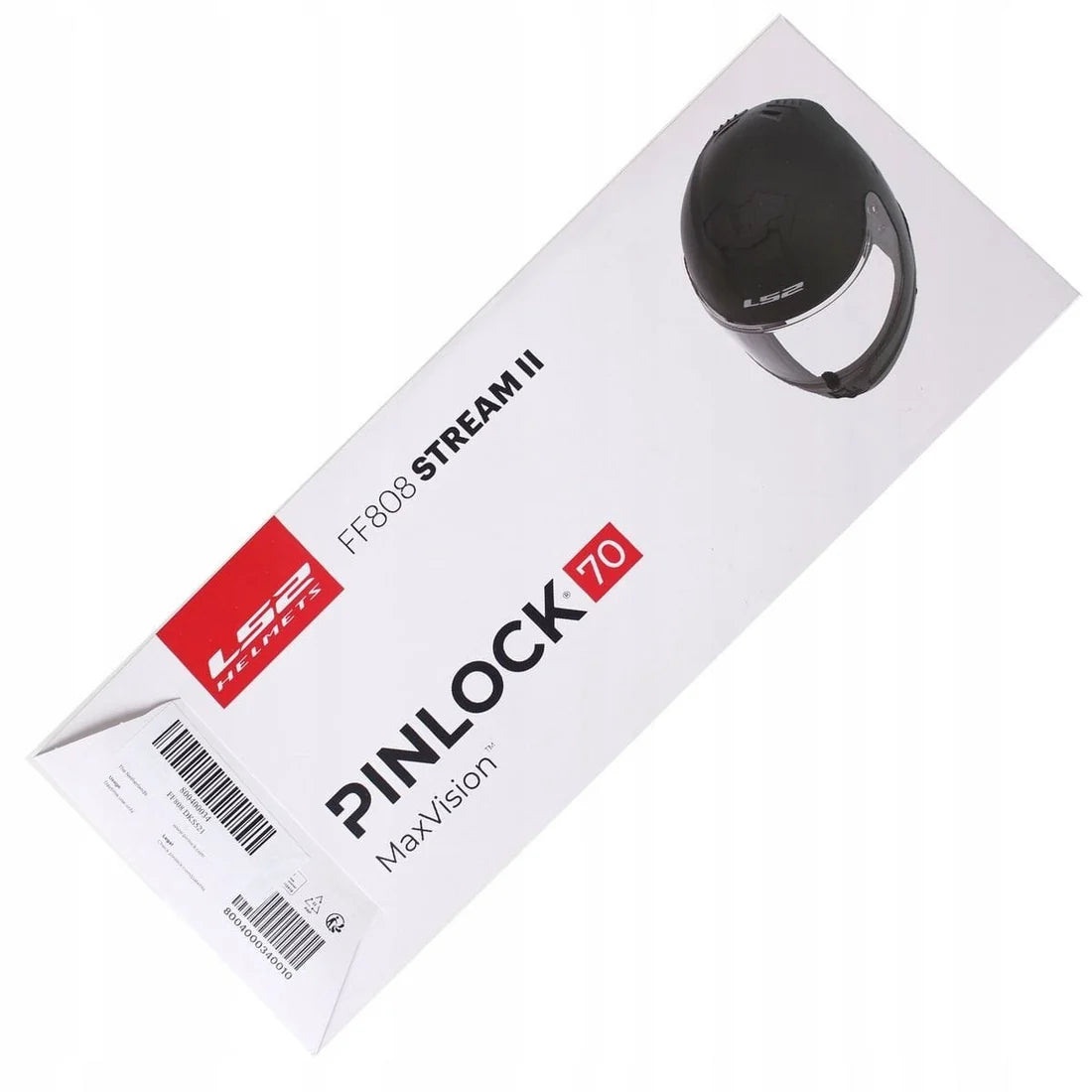 LS2 SPARE PINLOCK 70 MAX VISION ANTIFOG CLEAR LENS - FF320 STREAM II