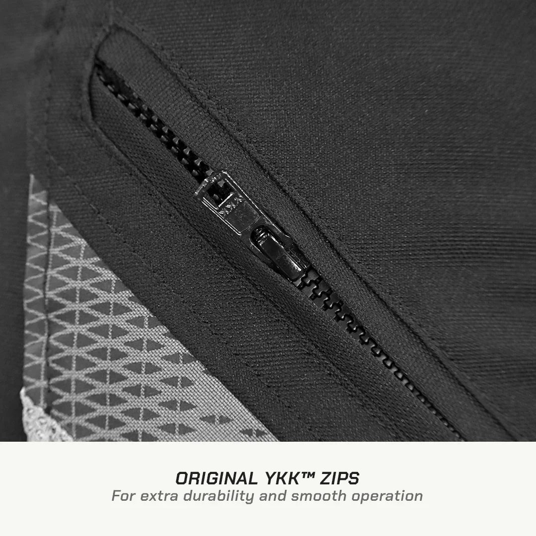 VIATERRA Miller – Street Mesh Riding Pants - Black
