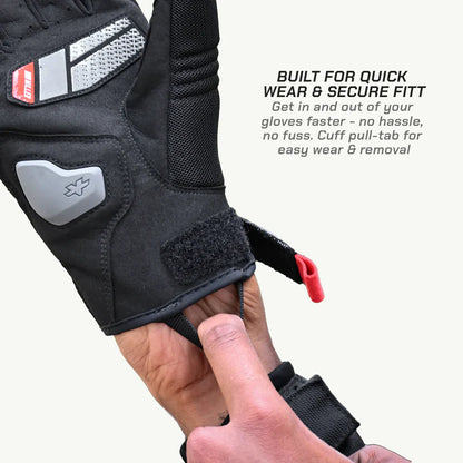 VIATERRA MILLER Urban Commute Riding Gloves - Black