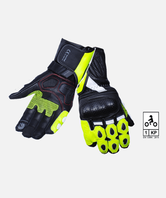 SOLACE OUTLAW STR GLOVES -HI VIZ POP