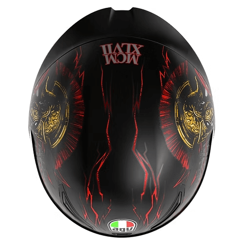 AGV K1 S Helmet Gladiator Matt - Black Gold Red