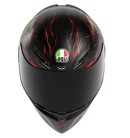 AGV K1 S Helmet Gladiator Matt - Black Gold Red