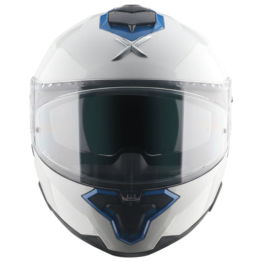 AXOR Brutale Corsa Dual Spoiler Helmet - White Blue
