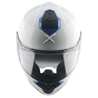 AXOR Brutale Corsa Dual Spoiler Helmet - White Blue