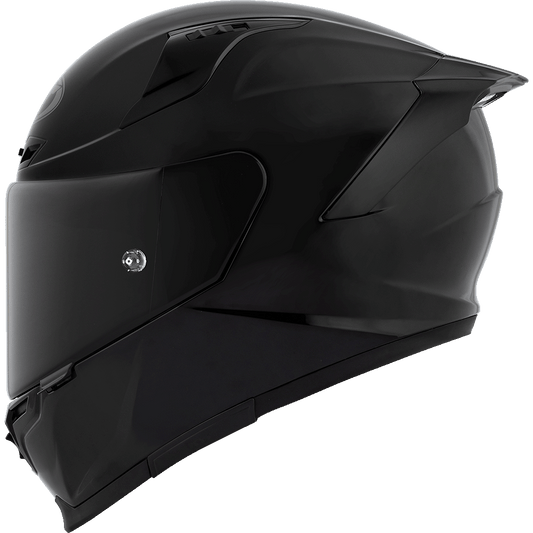 KYT Striker 2V Plain Helmet - Gloss Black