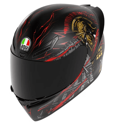 AGV K1 S Helmet Gladiator Matt - Black Gold Red