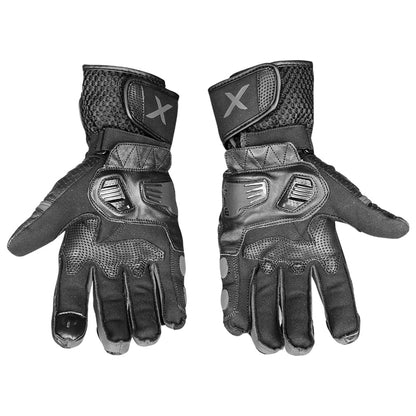 Axor Gator Riding Gloves - Black Grey