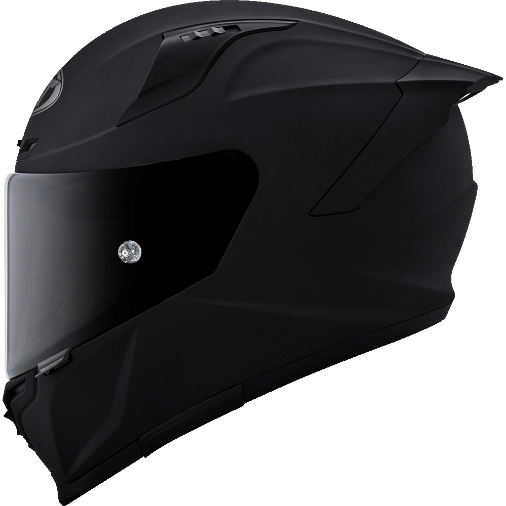 KYT Striker 2V Plain Helmet - Matt Black