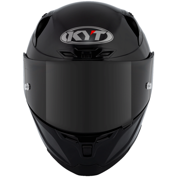 KYT Striker 2V Plain Helmet - Gloss Black