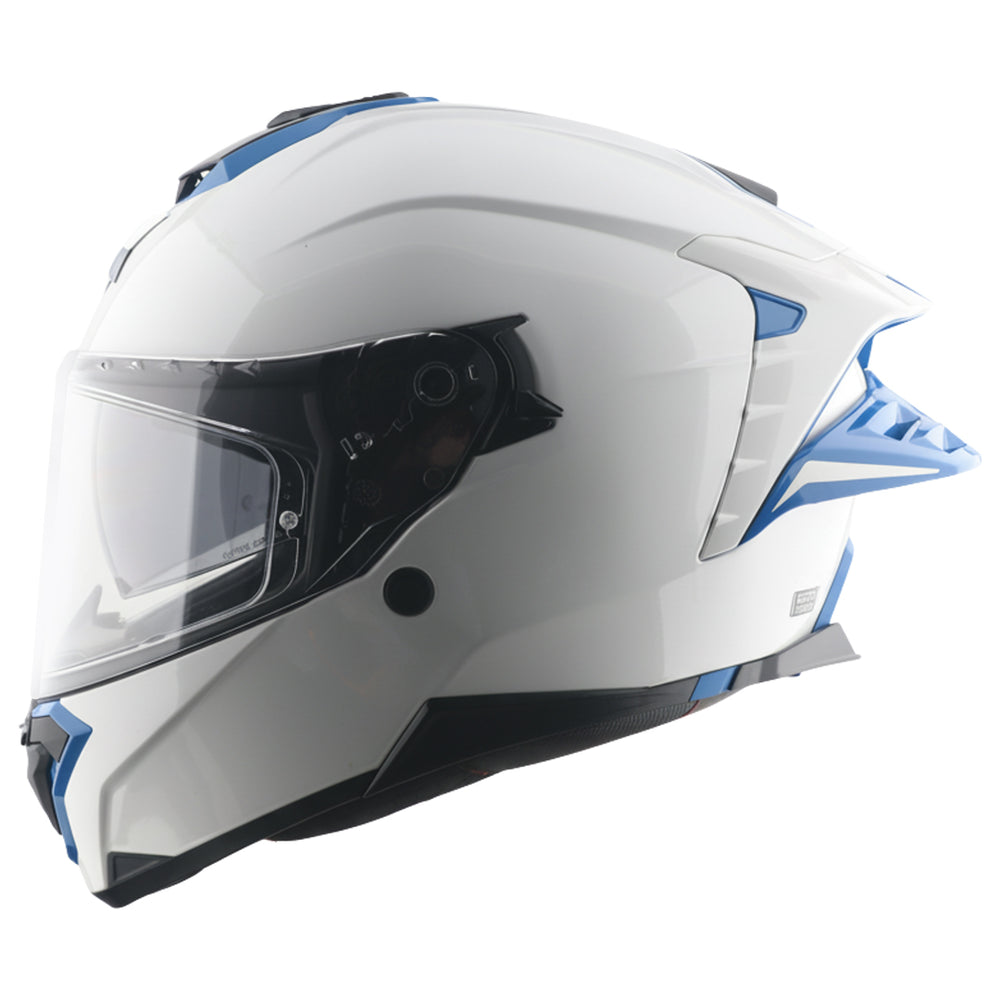 AXOR Brutale Corsa Dual Spoiler Helmet - White Blue