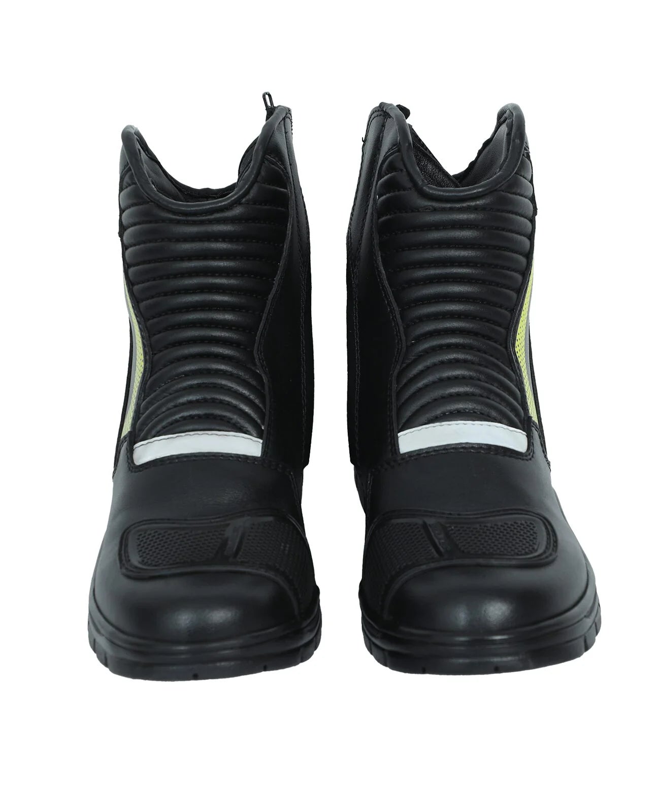 SOLACE Scout Motorcycle Boots - Black Neon