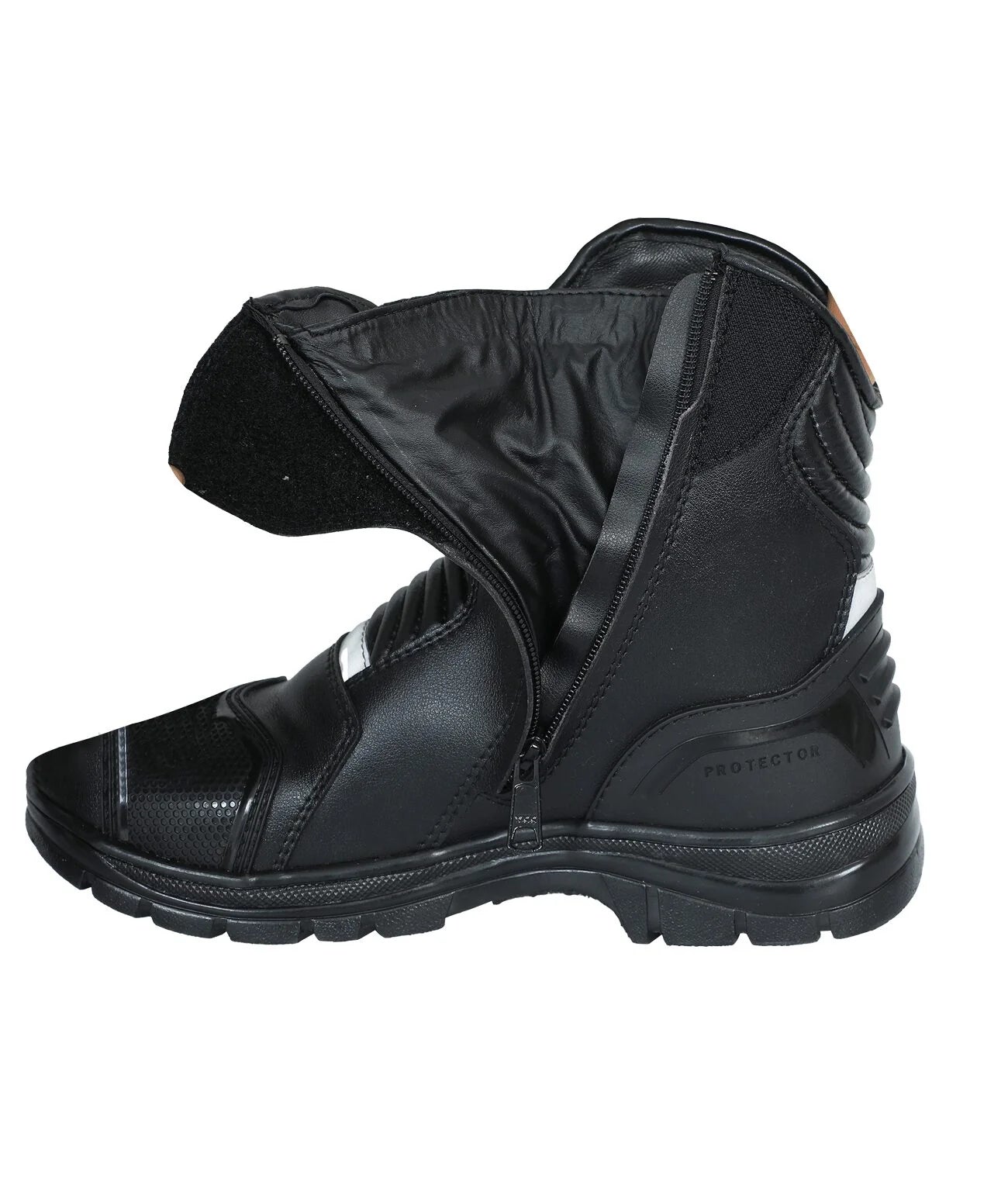 SOLACE Scout Motorcycle Boots - Black Neon