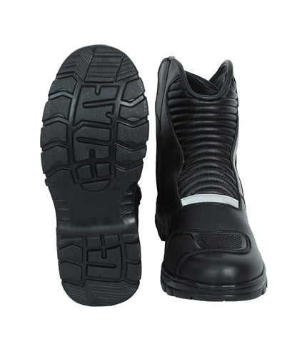 SOLACE Scout Motorcycle Boots - Black Grey