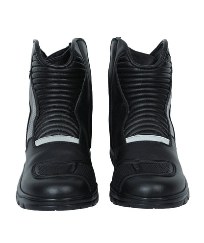 SOLACE Scout Motorcycle Boots - Black Grey