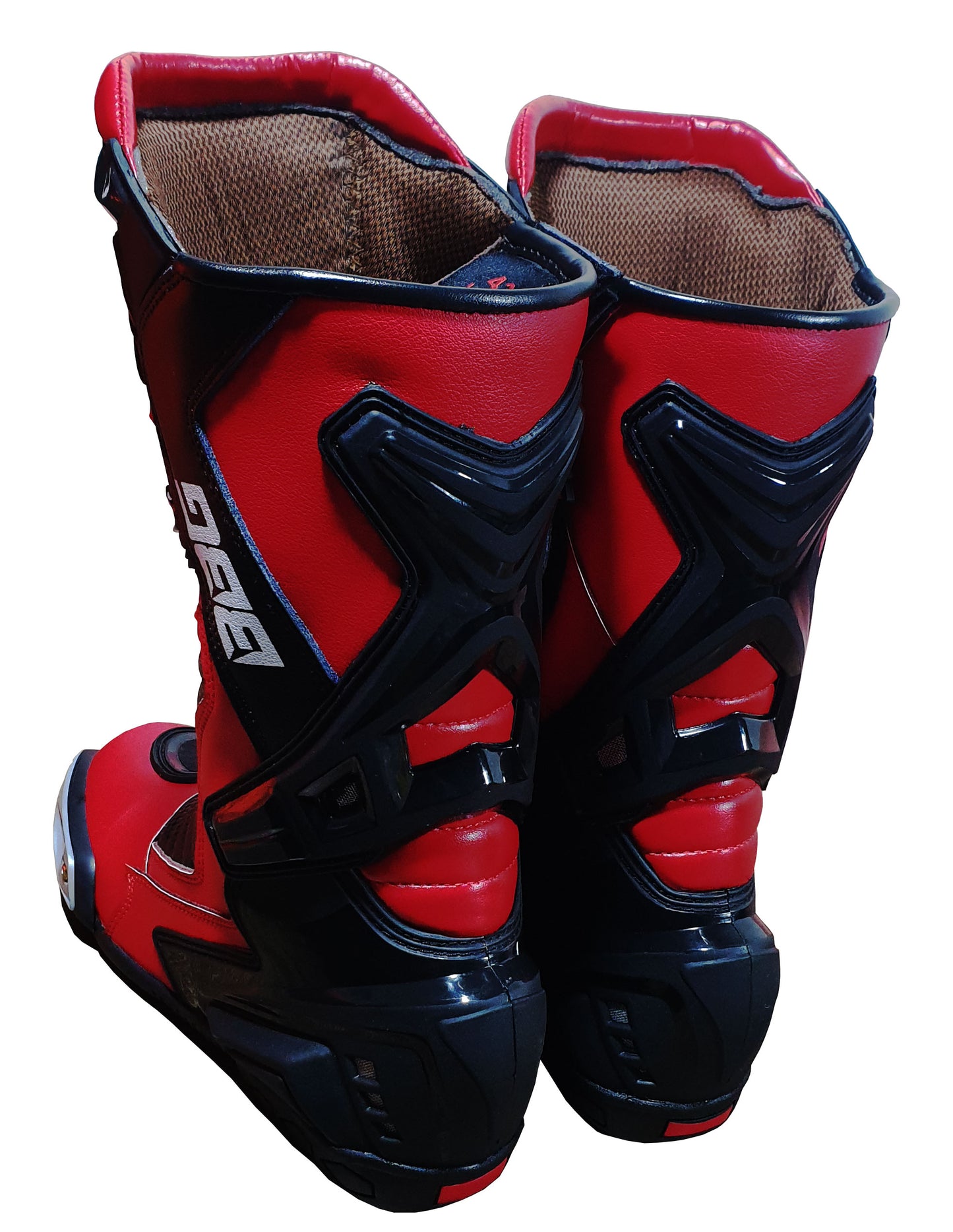 Biking Brotherhood Calf Boot – Red