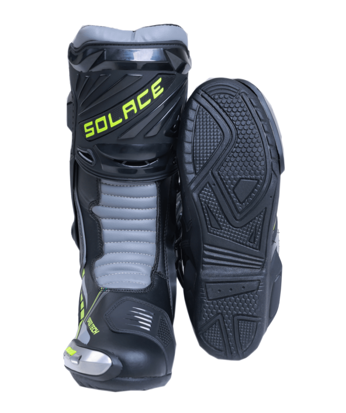 SOLACE SPEEDTECH V2 BOOTS - BLACK & NEON