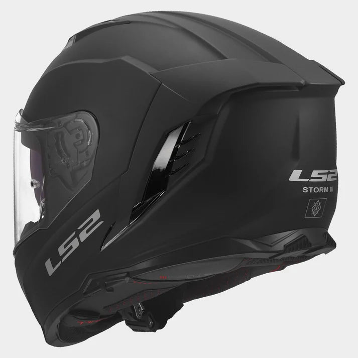 LS2 FF818 Storm III Solid Helmet - Matt Black