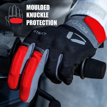 KORDA STREET 2.0 RIDING GLOVES - BLACK