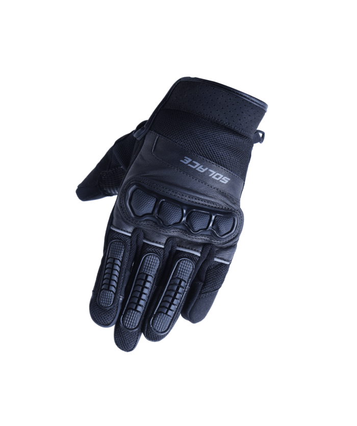 SOLACE VENTO DUALSPORT GLOVES-SABLE BLACK