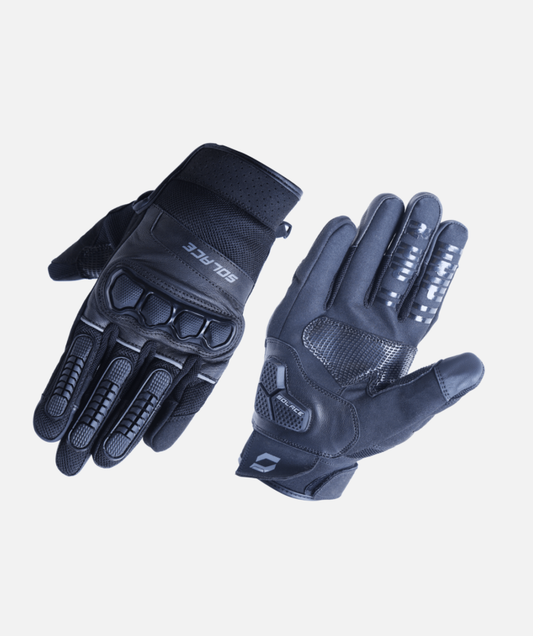 SOLACE VENTO DUALSPORT GLOVES-SABLE BLACK