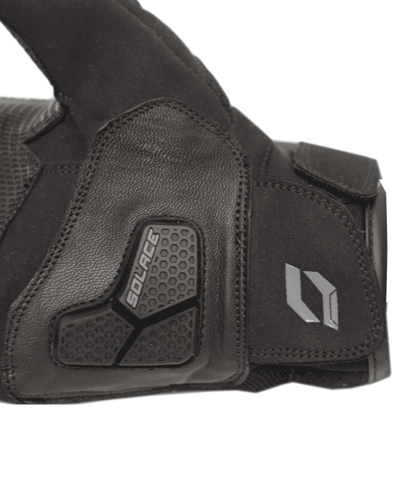 SOLACE VENTO DUALSPORT GLOVES-SABLE BLACK