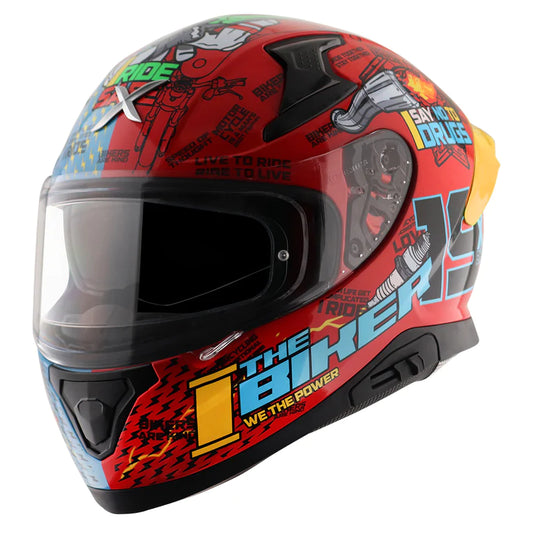 AXOR XBHP #THENINETEEN HELMET - BLUE RED