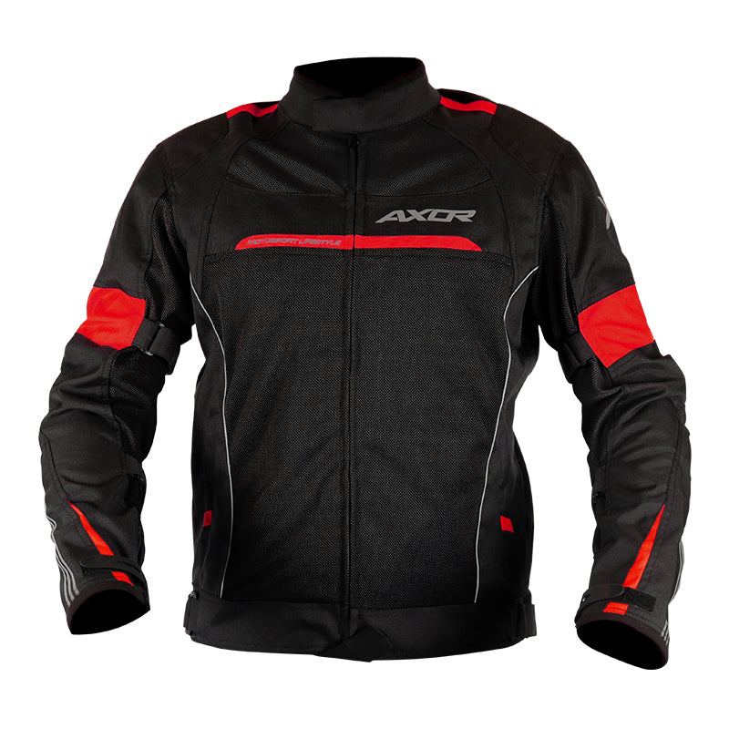 AXOR CRUISE 2 JACKET - Black Red – Motorizzr